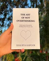 Art of not overthinking book cover