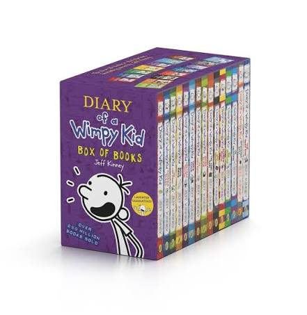 Diary of a Wimpy Kid (15-Book Set) by Jeff Kinney book cover, buy online at TheBookX