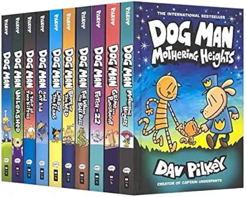 Dog Man: Complete Hardcover Set (Books 1–15) by Dav Pilkey book cover