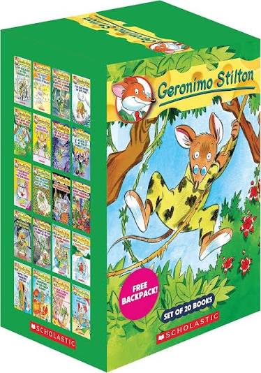 Geronimo Stilton Collection (20-Book Set) by Geronimo Stilton book cover