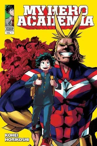 My Hero Academia by Kohei Horikoshi book cover
