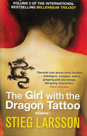 The Girl with the Dragon Tattoo by Stieg Larsson book cover