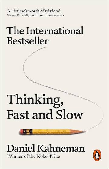 Thinking, Fast and Slow by Daniel Kahneman book cover, buy online at TheBookX